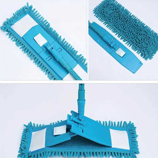 Mopa De Limpieza De Microfibra + Palo 1,15 Metros