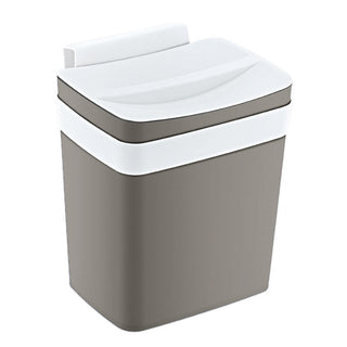 Papelera Colgante Para Cocina, 10 Litros, Color Gris