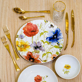 Juego De Vajilla 24 Piezas, 6 Personas