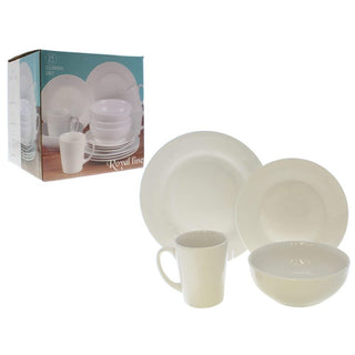 Juego De Vajilla 16 Piezas, 4 Puestos