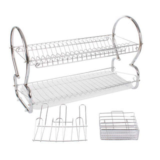 Escurridor Para Platos Dos Niveles  Con Base 39 CM