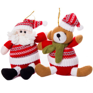 Adorno Colgante Peluche Navideño 15 Cm