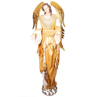 Angel con alas de metal tamaño 2 mts