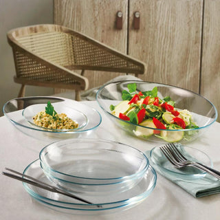 Juego De Platos de Vidrio 3 Piezas