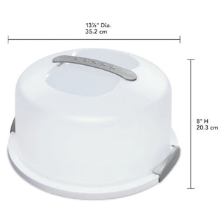 Dulcera Para Postres O Pasteles Color Transparente Mate, 33 Cm