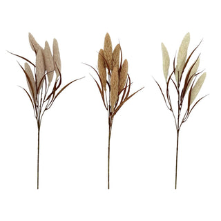 Rama artificial Espiga Silvestre 68 cm – rosado, chocolate, crema