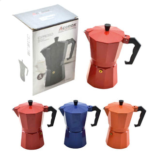 Cafetera Greca De Aluminio 6 Tazas