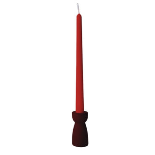 Vela Aromática Premium Para Candelabro Color Rojo 25 Cm
