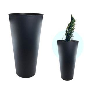 Macetero 400 × 400 × 762 mm – negro
