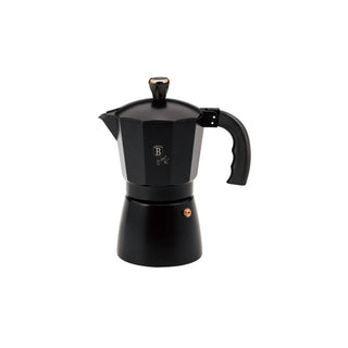 Cafetera De Alumino, 9 Tazas, 450 ML Colección  Matte Black Berlinger Haus Color Negro