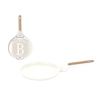 Sartén 25 cm – crema / plateado