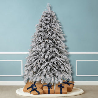 Arbol de Navidad Nevado con Luces Led, 2,13 Mts. 4.991 Puntas