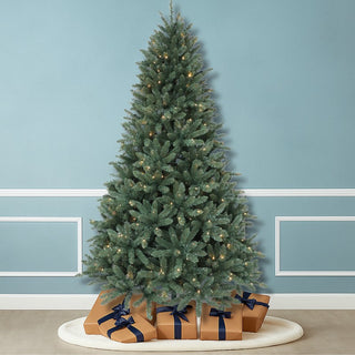 Arbol de Navidad Verde con Luces Led, 2,13 Mts. 1.591 Puntas