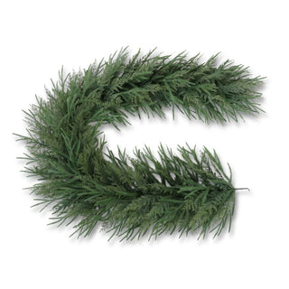 Guirnalda de Navidad Verde Espiga Mixta PE, 2,70 Metros, 250 Puntas