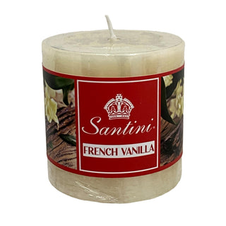 Vela aromática vainilla francesa 7.5 × 7.5 cm