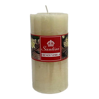 French Vanilla Scented Paraffin Candle 15cm