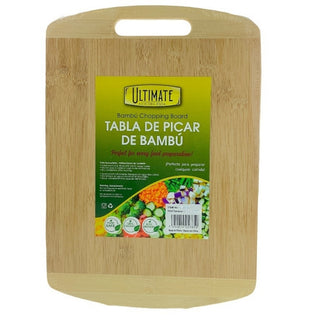 Tabla Para Picar 40×30×1,8 Cm en Madera De Bambú Color Natural