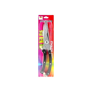 Tijera multiuso 25 × 4.5 cm – negro / plateado