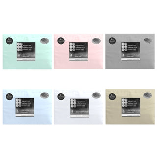Sábanas Queen 4 piezas 650 hilos – colores – surtidos - 100% algodón
