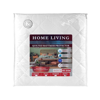 Protector para colchón King 80 g 78 × 80"+16" – blanco