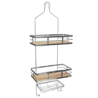 Organizador para Ducha 28×12 cm en Metal Color Gris