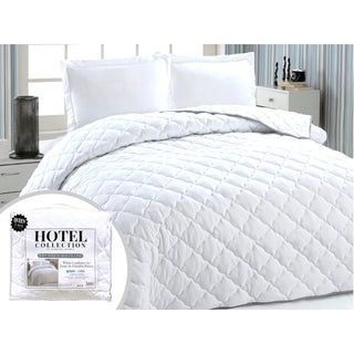Edredón Queen 3 piezas – blanco - Microfibra
