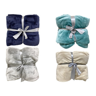 Manta De Cama 150×200 Cm 4 Colores Surtidos