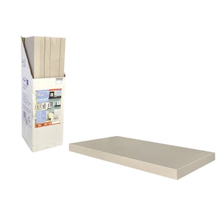 Repisa de pared 80 × 23.5 × 3.8 cm – gris calido