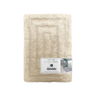 Alfombra de baño 40 × 60 cm – blanco – diseño 1