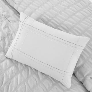Edredón  / Queen 5 Piezas – Blanco - Microfibra