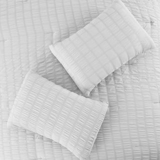 Edredón  / Queen 5 Piezas – Blanco - Microfibra