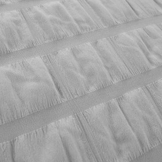 Edredón  King 5 Piezas – Gris - Microfibra