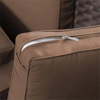 Juego De Muebles Para Terraza, Piscina o Jardín Color Chocolate Oscuro 6 Piezas