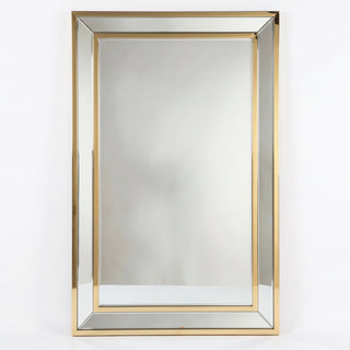 Espejo Decorativo Rectangular Marco Dorado 120 CM