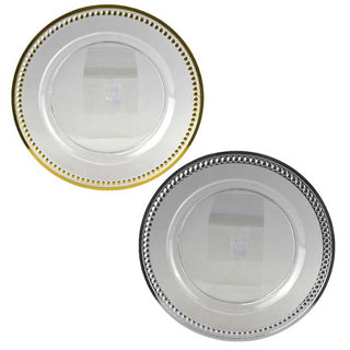 Plato De Fondo 33 CM Dorado/Plateado