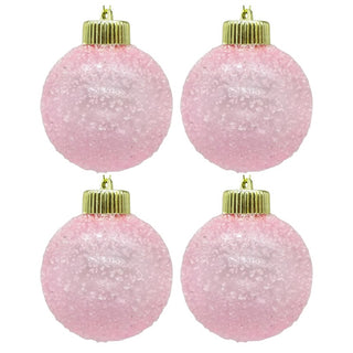 Juego De Bambalinas 4 Piezas Color Rosa 10 Cm