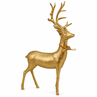 Reno decorativo navideño 41.5 cm - color dorado