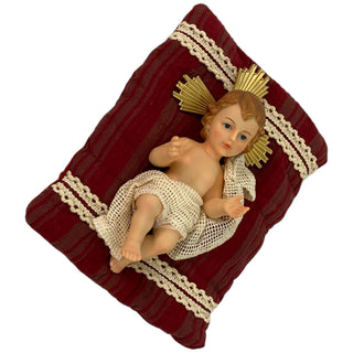 Niño Jesús con cojín 18 × 8 × 25 cm