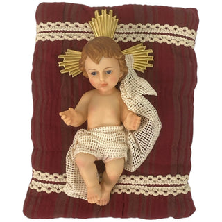 Niño Jesús con cojín 18 × 8 × 25 cm