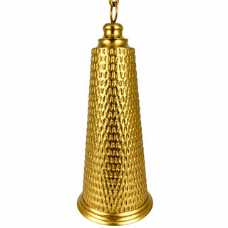Campana decorativa de metal 105 cm - color dorado