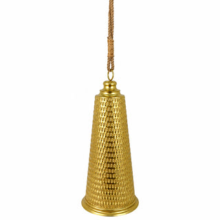 Campana decorativa de metal 105 cm - color dorado