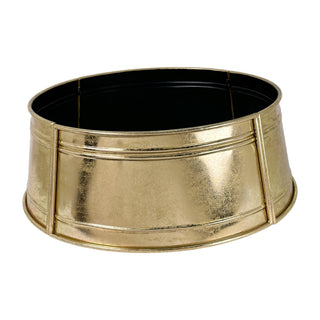 Pie de árbol metálico 71.1 × 62.2 × 25.4 cm – dorado