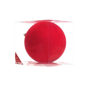 Bambalina de felpa roja de 15 cm en caja