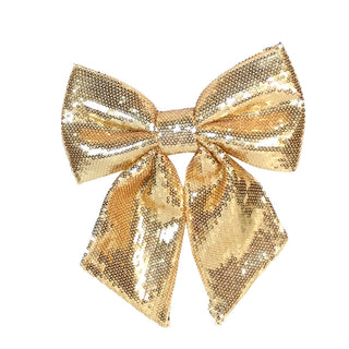 Lazo navideño 26 × 25 cm – dorado