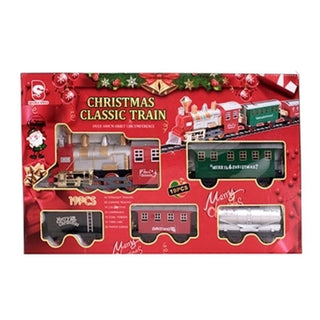 Tren navideño musical de 53,5 cm – multicolor