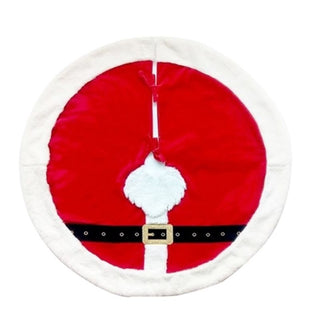 Pie de árbol con Papá Noel de 90 cm – rojo