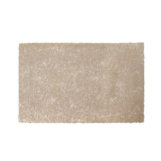 Mantel Individual De Mesa Rectangular Color Champaña 45×30 Cm