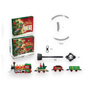 Tren navideño con luz y sonido de 75 cm – vista 2