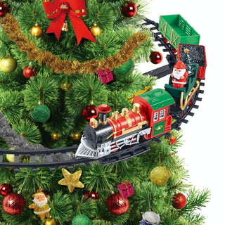 Tren navideño con luz y sonido de 75 cm