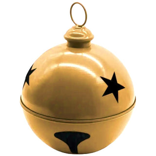 Cascabel decorativo gigante dorado de 66 cm